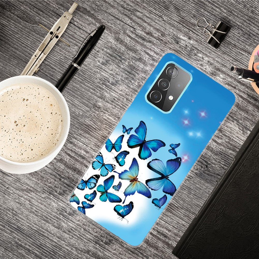 Силиконов Калъф за Samsung A32 4G, Printing Butterfly Case, Цветен (2)