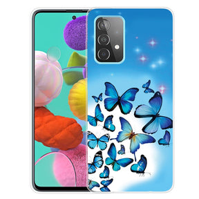 Силиконов Калъф за Samsung A32 4G, Printing Butterfly Case, Цветен