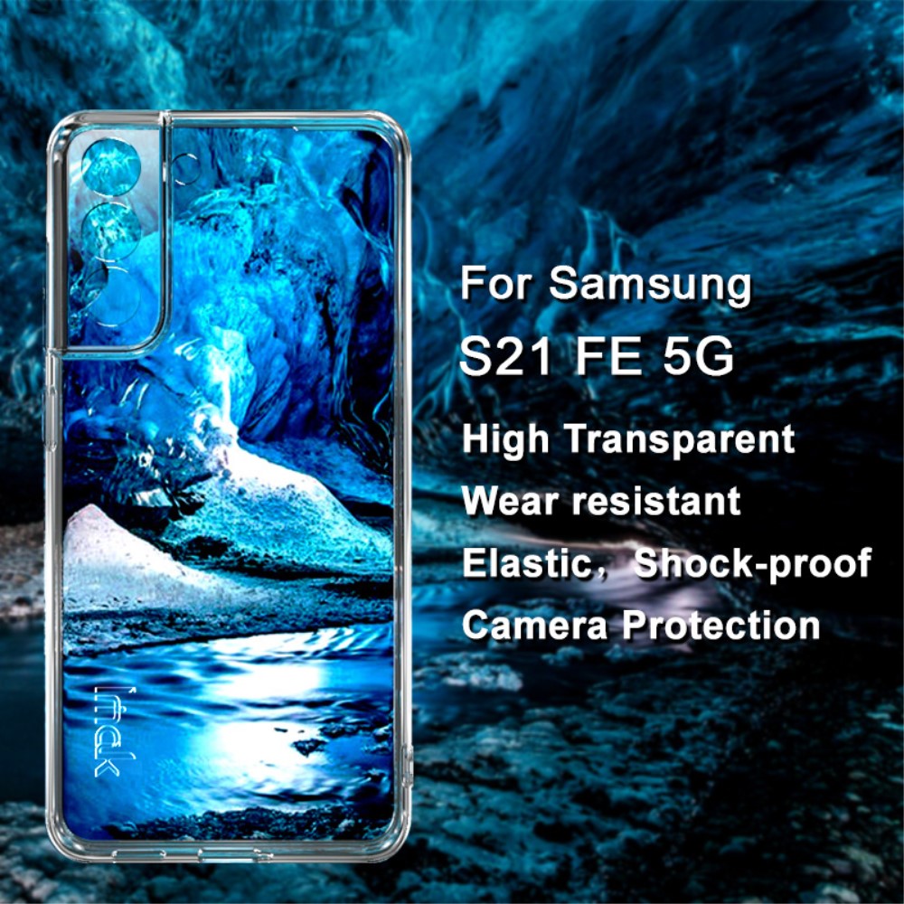 Силиконов Калъф за Samsung S21 FE, Imak Crystal Case UX-5, Прозрачен (2)