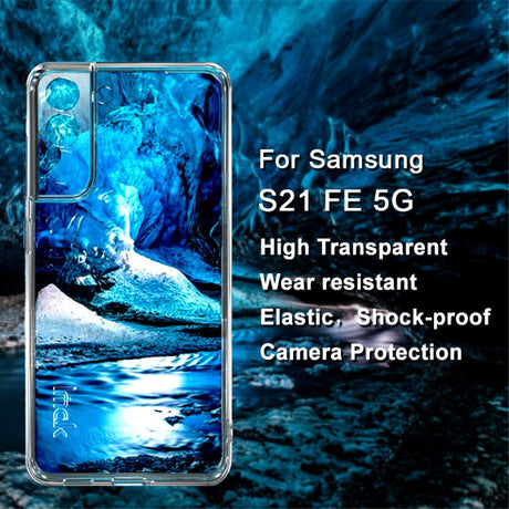 Силиконов Калъф за Samsung S21 FE, Imak Crystal Case UX-5, Прозрачен (2)