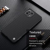 Калъф с Фибро Влакна за Xiaomi Mi 11 Lite, Nillkin Textured Case, Черен (4)