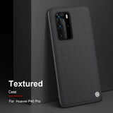 Калъф с Фибро Влакна за Huawei P40 Pro, Nillkin Textured Case, Черен (3)