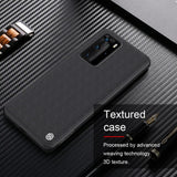 Калъф с Фибро Влакна за Huawei P40 Pro, Nillkin Textured Case, Черен (5)