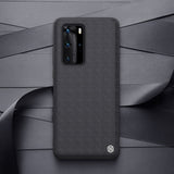 Калъф с Фибро Влакна за Huawei P40 Pro, Nillkin Textured Case, Черен (6)