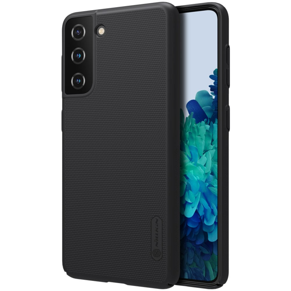 Калъф с Поставка за Samsung S21 FE, Nillkin Super Frosted Case, Черен