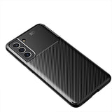 Силиконов Калъф за Samsung S21 FE, New Carbon Case, Черен (6)