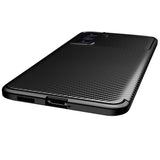 Силиконов Калъф за Samsung S21 FE, New Carbon Case, Черен (3)