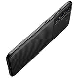 Силиконов Калъф за Samsung S21 FE, New Carbon Case, Черен (4)
