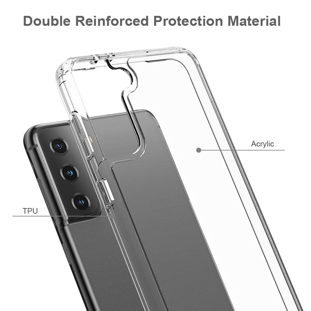 Противоударен Калъф за Samsung S21 FE, Hybrid Clear Case, Прозрачен (2)