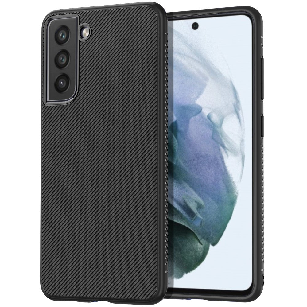 Силиконов Калъф за Samsung S21 FE, Twill Case, Черен