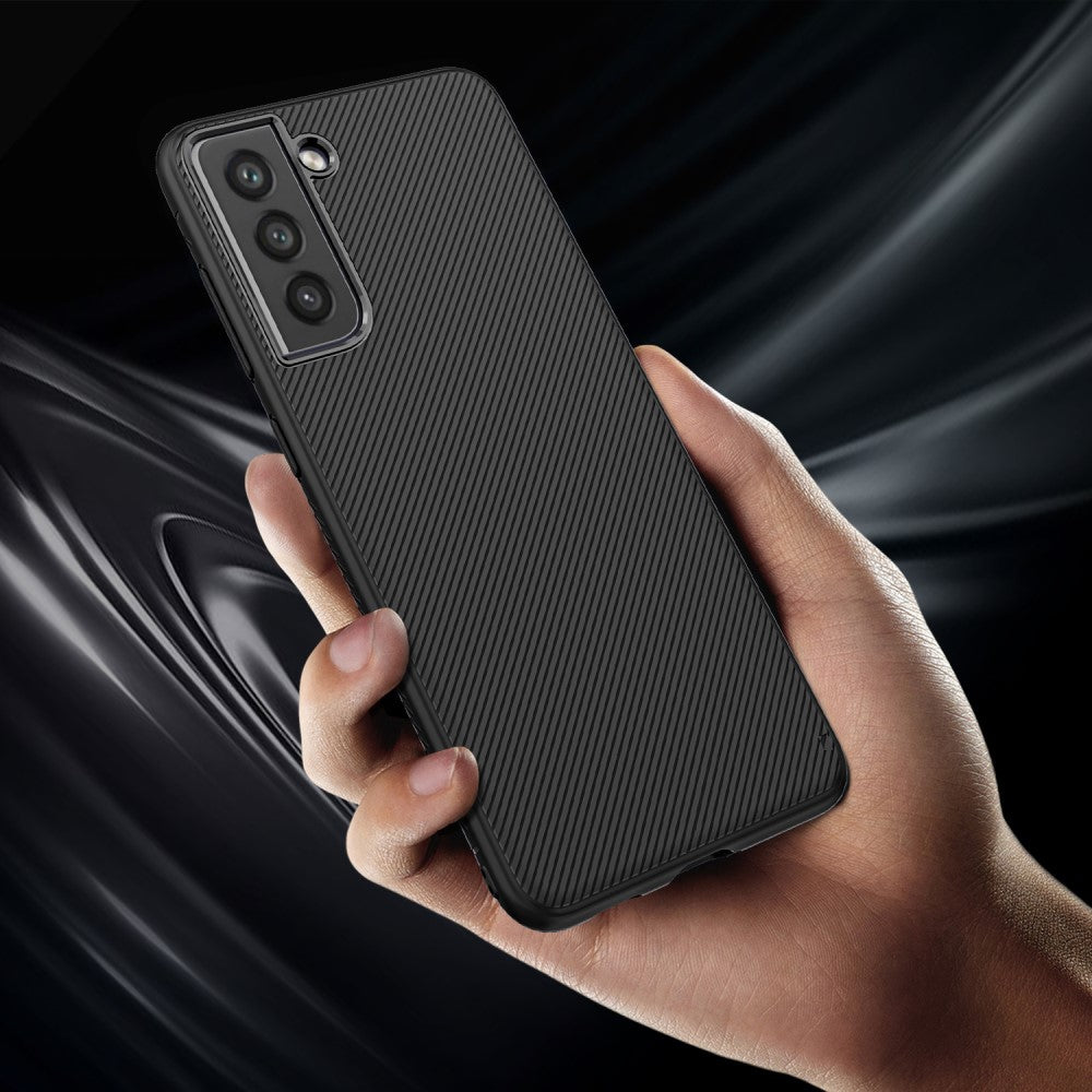 Силиконов Калъф за Samsung S21 FE, Twill Case, Черен (4)