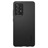 Противоударен Калъф за Samsung A52, Spigen Thin Fit Case, Черен (2)
