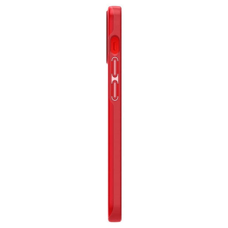 Противоударен Калъф за iPhone 12 Mini, Spigen Thin Fit Case, Червен (5)