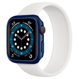 Противоударен Калъф за Apple Watch SE/ 6/ 5/ 4 44 mm, Spigen Thin Fit Case, Син (2)