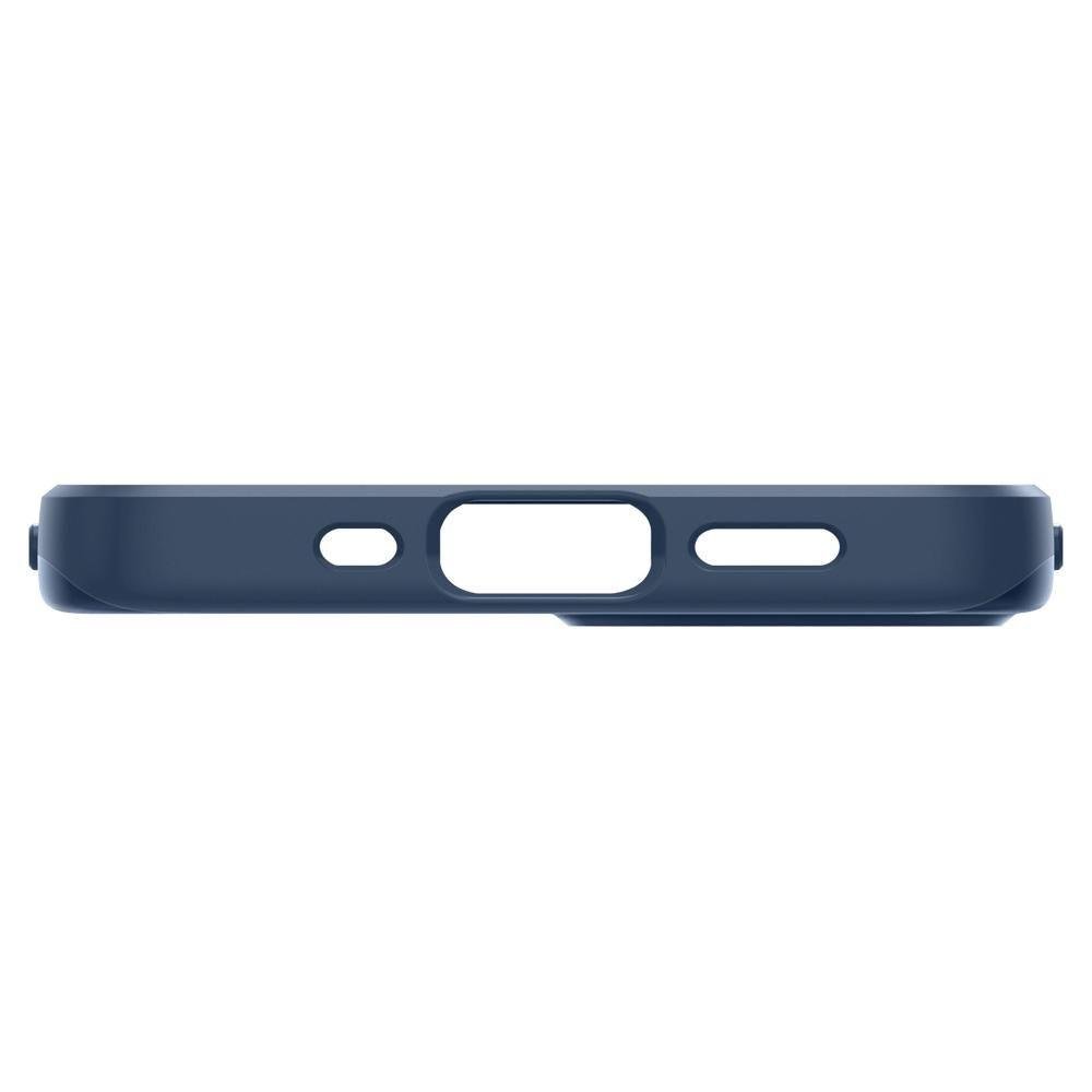 Противоударен Калъф за iPhone 12 Mini, Spigen Thin Fit Case, Син (7)