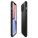 Противоударен Калъф за iPhone 12 Pro Max, Spigen Thin Fit Case, Черен (2)