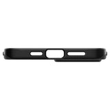 Противоударен Калъф за iPhone 12/Pro, Spigen Thin Fit Case, Черен (7)
