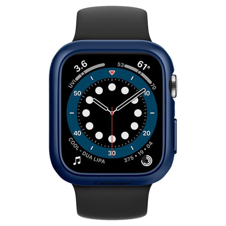 Противоударен Калъф за Apple Watch SE/ 6/ 5/ 4 44 mm, Spigen Thin Fit Case, Син (5)