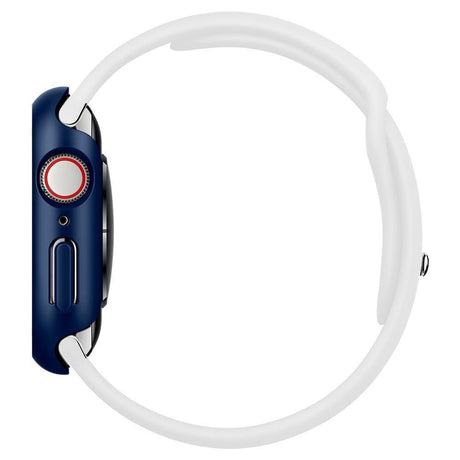 Противоударен Калъф за Apple Watch SE/ 6/ 5/ 4 44 mm, Spigen Thin Fit Case, Син (3)