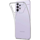 Противоударен Силиконов Калъф за Samsung A32 4G, Spigen Liquid Crystal Case, Прозрачен (5)