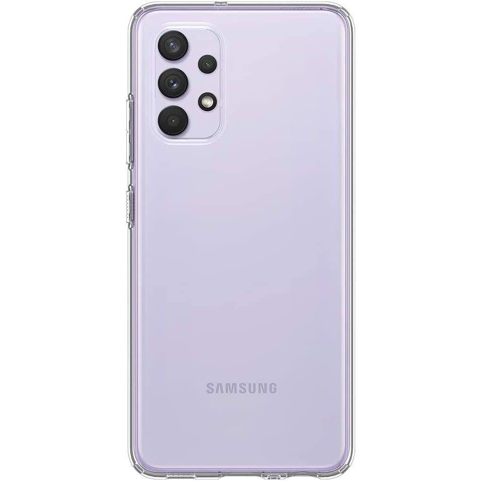 Противоударен Силиконов Калъф за Samsung A32 4G, Spigen Liquid Crystal Case, Прозрачен (2)