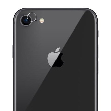 Удароустойчив Протектор за Камерата на iPhone SE 2022/2020 8/7 Tempered Cam Glass, Прозрачен