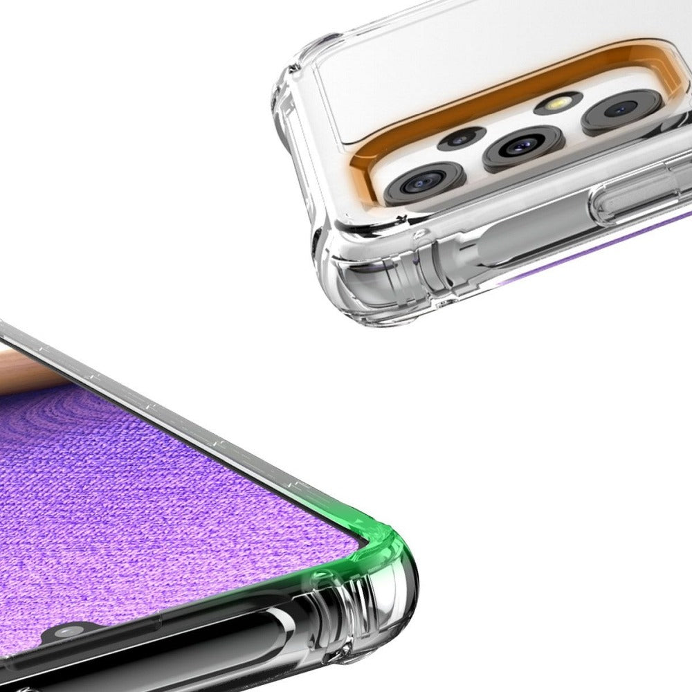 Противоударен Силиконов Калъф за Samsung A32 4G, Araree Mach Case, Прозрачен (5)