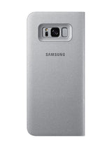Оригинален Активен Калъф за Samsung S8 Plus Led View Cover Book Case Ef-Ng955pse, Сив (4)