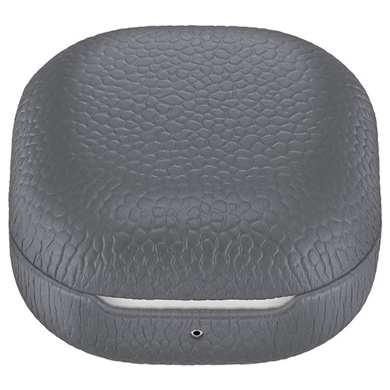 Оригинален Кожен Калъф за Слушалки Samsung Galaxy Buds Pro/Live, Leather Cover Case EF-VR180, Сив (3)