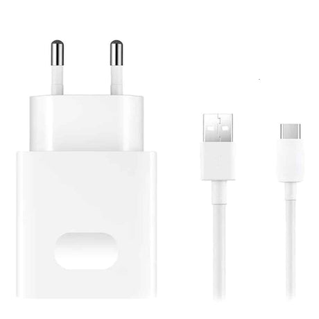 Оригинално Бързо Зарядно за Huawei P30/ P20/ P10/ Mate 20 220v Super Charger 22.5W CP404 & USB-C, Бял (3)