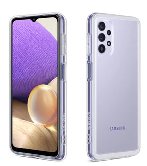 Оригинален Силиконов Калъф за Samsung A32, Soft Clear Cover Case EF-QA326, Прозрачен