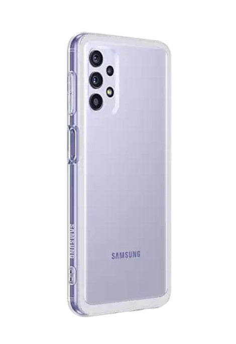 Оригинален Силиконов Калъф за Samsung A32, Soft Clear Cover Case EF-QA326, Прозрачен (4)