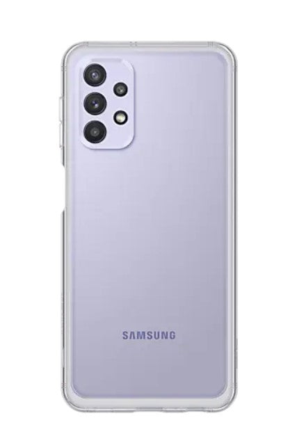 Оригинален Силиконов Калъф за Samsung A32, Soft Clear Cover Case EF-QA326, Прозрачен (6)