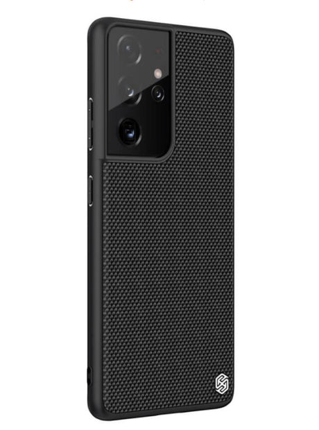 Калъф с Фибро Влакна за Samsung S21 Ultra, Nillkin Textured Case, Черен (3)