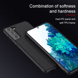 Калъф с Фибро Влакна за Samsung S21 Plus, Nillkin Textured Case, Черен (5)