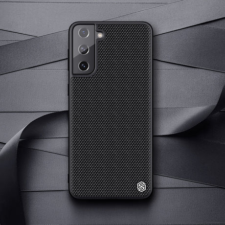 Калъф с Фибро Влакна за Samsung S21, Nillkin Textured Case, Черен (7)