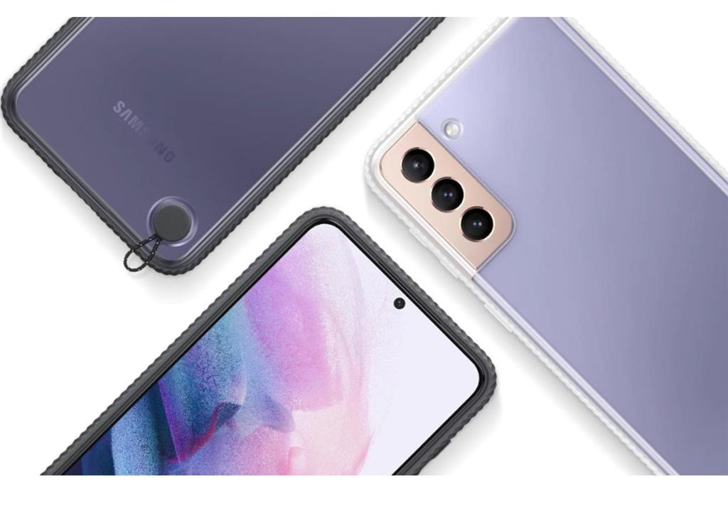 Оригинален Противоударен Калъф за Samsung S21, Clear Protective Cover Case EF-GG991CBEGWW, Черен (5)