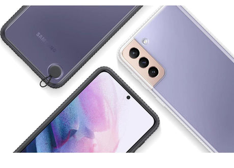Оригинален Противоударен Калъф за Samsung S21, Clear Protective Cover Case EF-GG991CBEGWW, Черен (5)