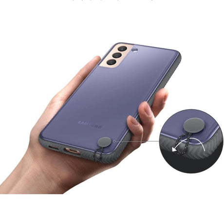 Оригинален Противоударен Калъф за Samsung S21, Clear Protective Cover Case EF-GG991CBEGWW, Черен (4)