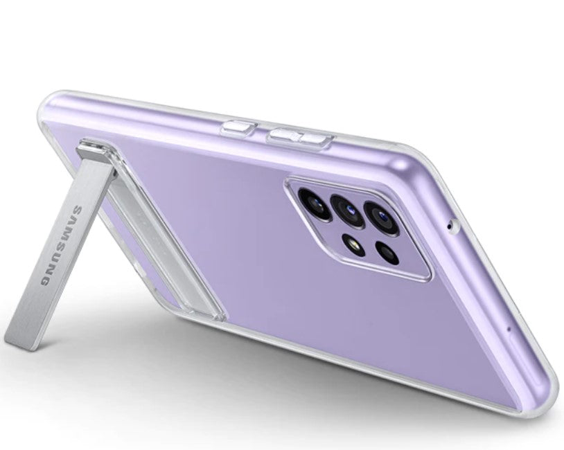 Оригинален Калъф за Samsung A72, Clear Standing Cover Case Ef-ja725cte, Прозрачен