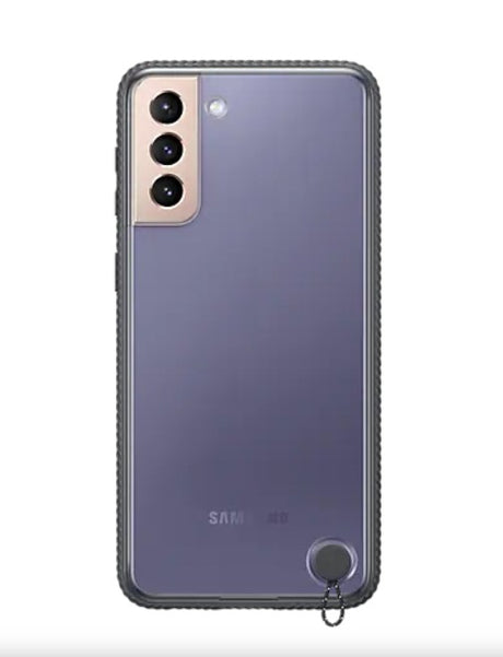 Оригинален Противоударен Калъф за Samsung S21, Clear Protective Cover Case EF-GG991CBEGWW, Черен (2)