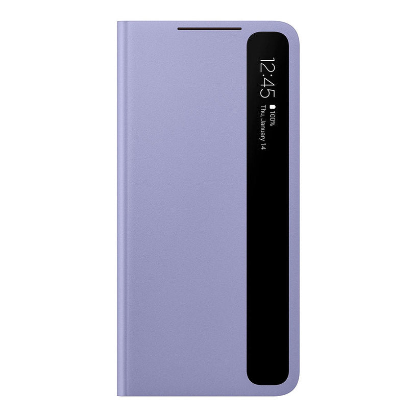 Оригинален Активен Калъф за Samsung S21 Plus Clear View Cover Book Case EF-ZG996CVE, Лилав