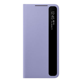 Оригинален Активен Калъф за Samsung S21 Plus Clear View Cover Book Case EF-ZG996CVE, Лилав