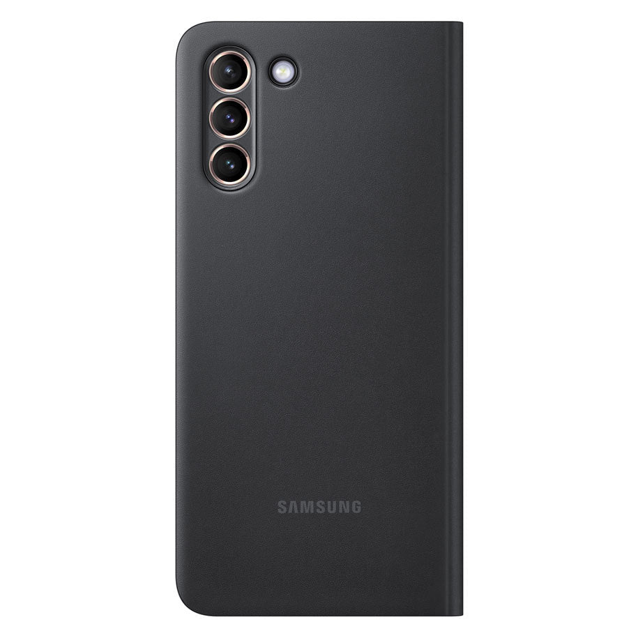 Оригинален Активен Калъф за Samsung S21 Clear View Cover Book Case EF-ZG991CBE, Черен (4)