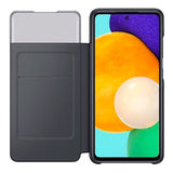 Оригинален Активен Калъф за Samsung A52 S-View Book Case EF-EA525PBE, Черен (2)