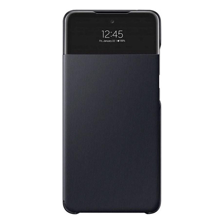 Оригинален Активен Калъф за Samsung A72 S-View Book Case EF-EA725PBE, Черен