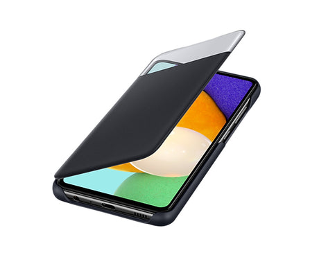 Оригинален Активен Калъф за Samsung A52 S-View Book Case EF-EA525PBE, Черен (3)