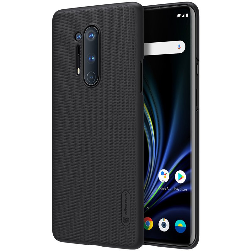 Калъф с Поставка за Oneplus 8 Pro, Nillkin Super Frosted Case, Черен