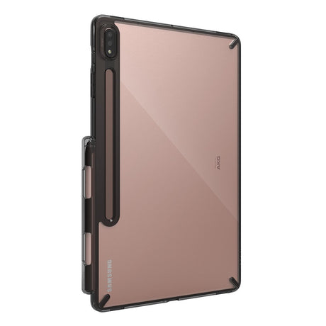 Противоударен Хибриден Калъф за Samsung Tab S8 Plus/ S7 Plus/ S7 FE Book, Ringke Fusion X Case, Черен (7)