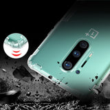 Противоударен Силиконов Калъф за Oneplus 8 Pro, Nillkin Shockproof Case, Прозрачен (3)